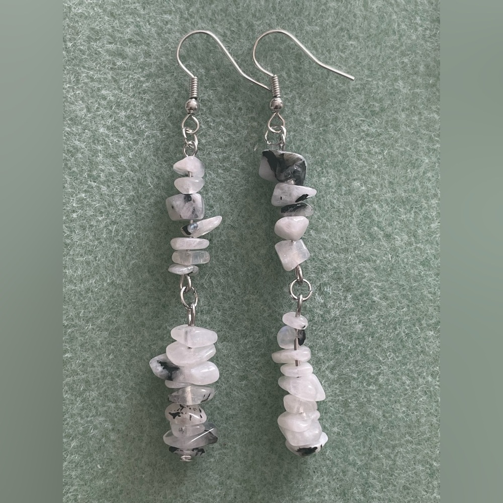 Moonstone Dangle Earrings